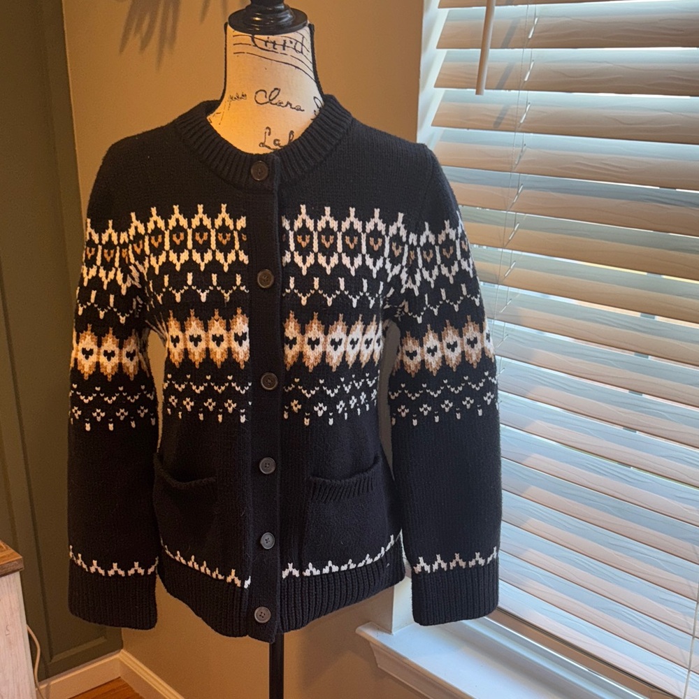 LOFT by Ann Taylor Patterned Cardigan